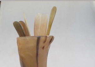 天然白水牛角功夫茶具 傳統(tǒng)工藝與現(xiàn)代審美的完美融合